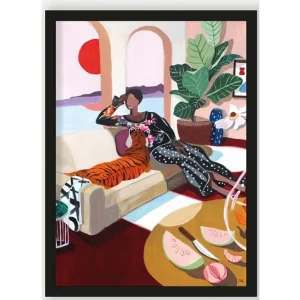 Art Print Tiger Queen Betrouwbaar
